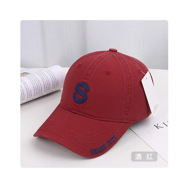 Korean Style Letter Embroidered Baseball Cap Women — feature 21
