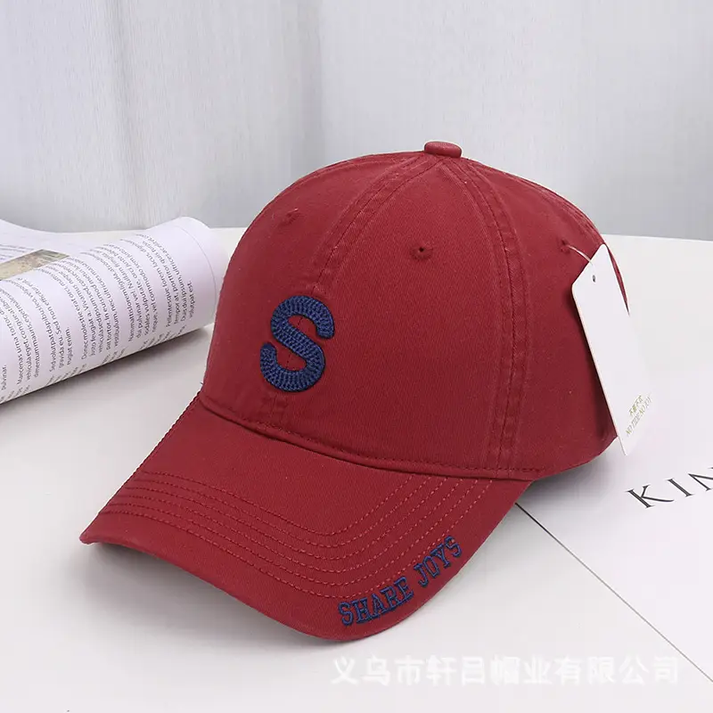 Korean Style Letter Embroidered Baseball Cap Women - Image 2