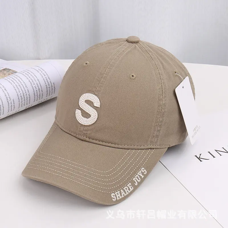 Korean Style Letter Embroidered Baseball Cap Women - Image 3