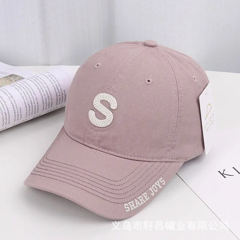 Korean Style Letter Embroidered Baseball Cap Women - Image 5