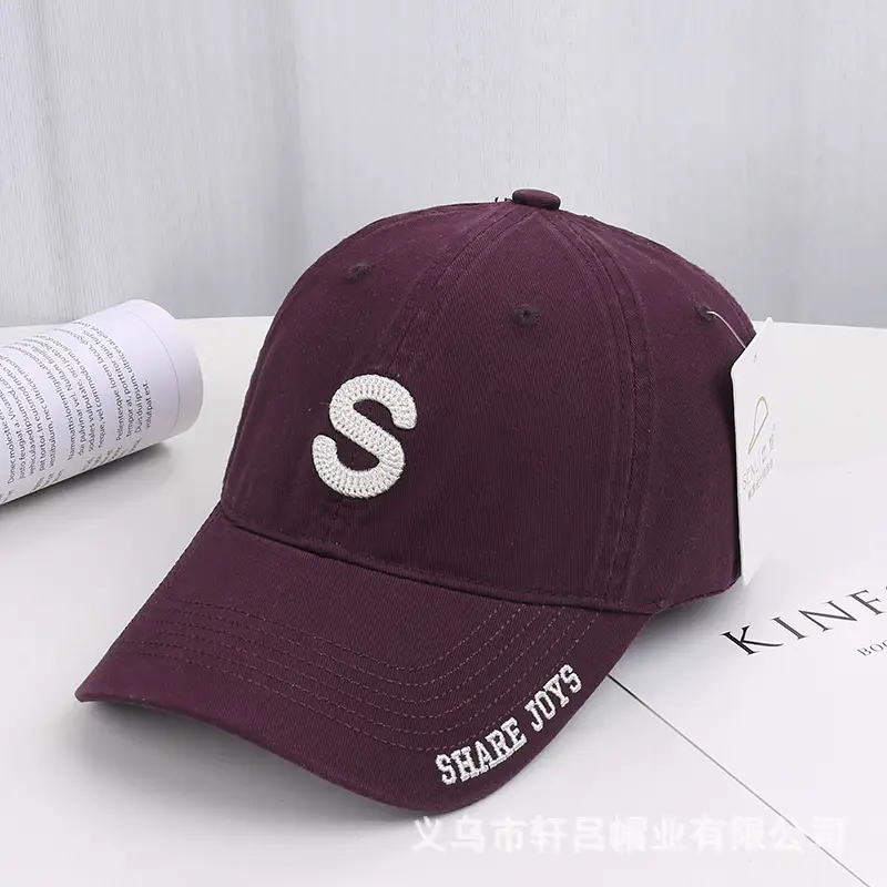 Korean Style Letter Embroidered Baseball Cap Women - Image 6