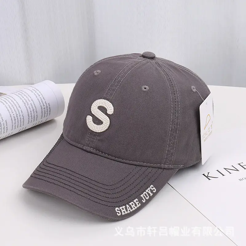 Korean Style Letter Embroidered Baseball Cap Women - Image 7