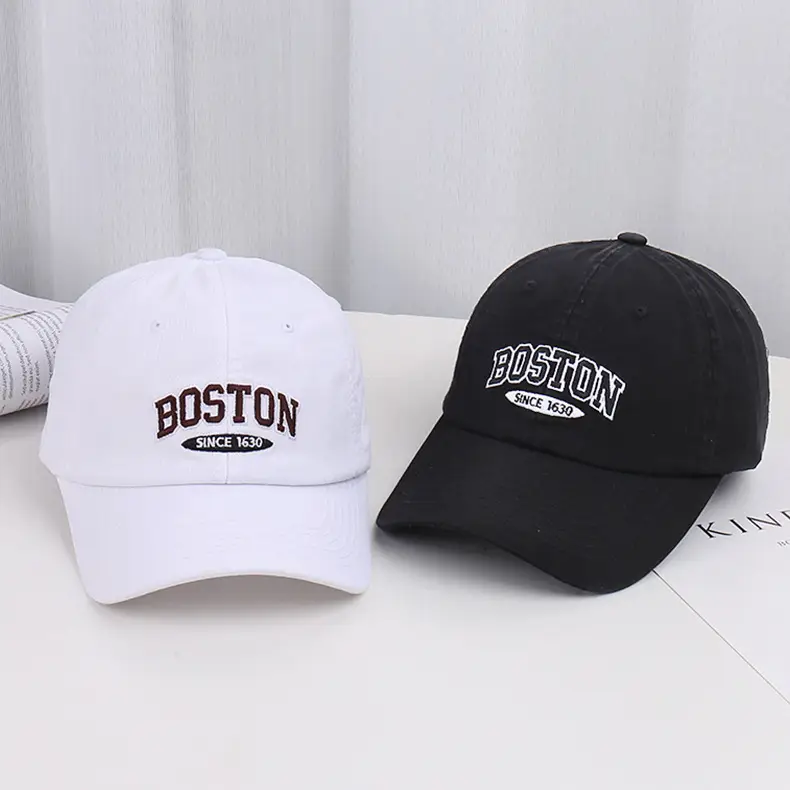 Boston Embroidered Women's Baseball Cap — feature 16