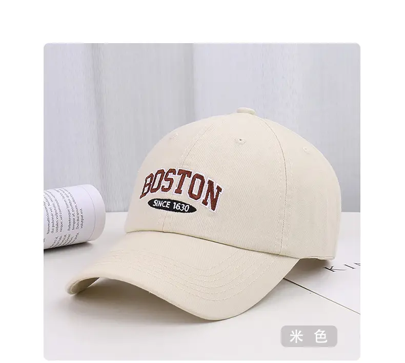 Boston Embroidered Women's Baseball Cap — feature 21