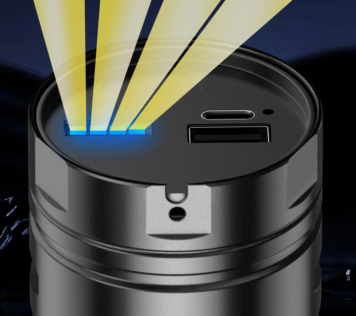 Cross-Border Rechargeable Flashlight with 3600mAh Battery β feature 20