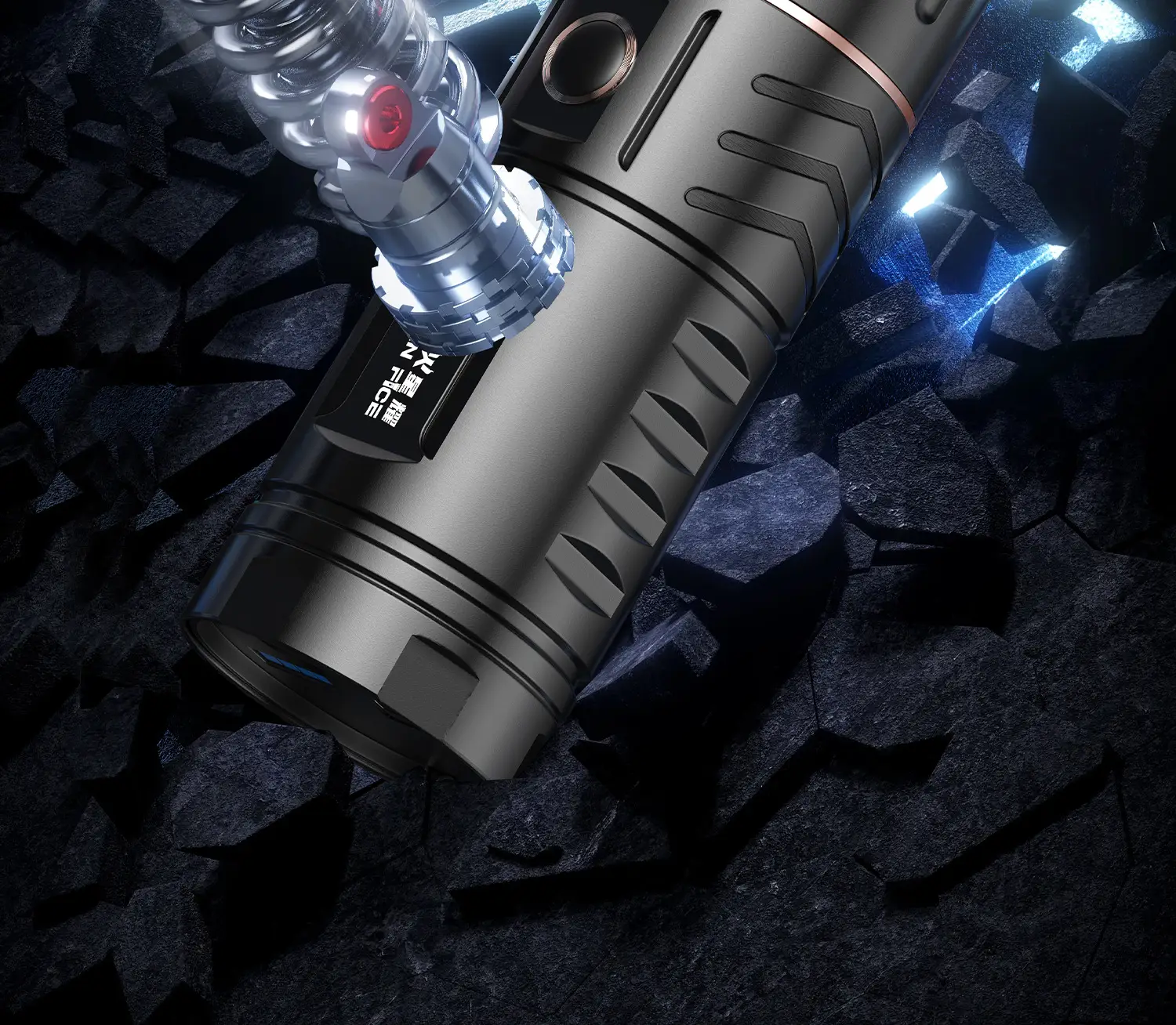 Cross-Border Rechargeable Flashlight with 3600mAh Battery β feature 22