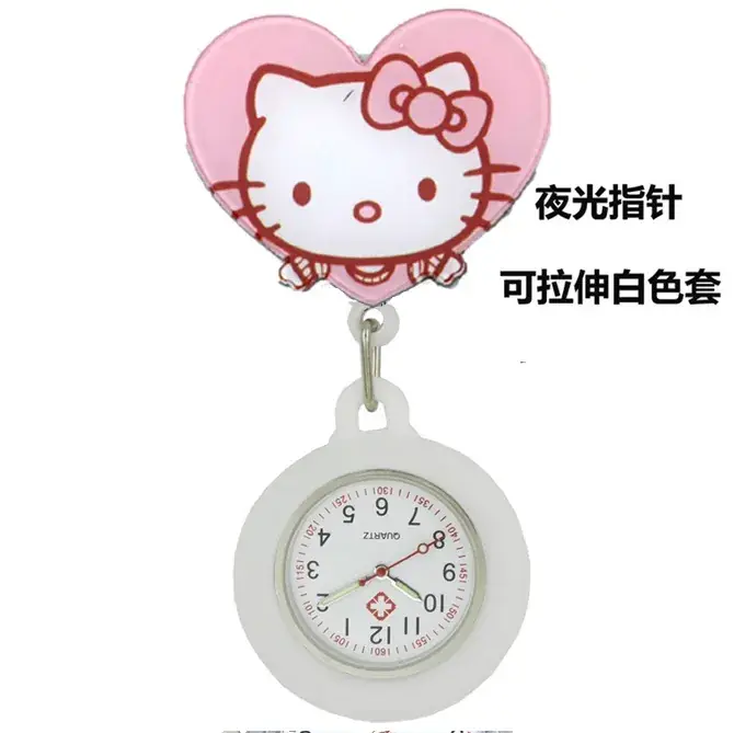 Hello Kitty Digital Nurse Watch with Clip