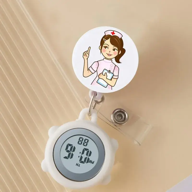 Hello Kitty Digital Nurse Watch with Clip