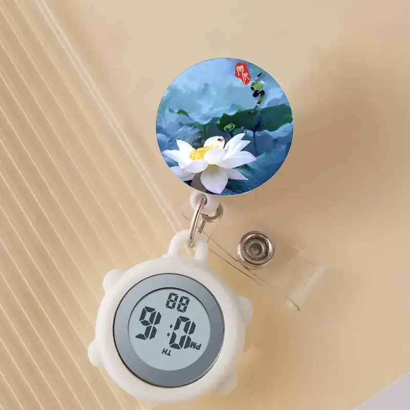 Hello Kitty Digital Nurse Watch with Clip