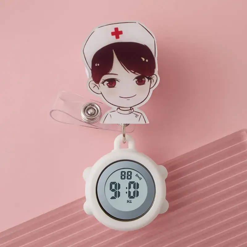 Hello Kitty Digital Nurse Watch with Clip