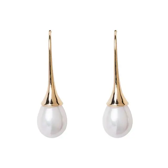 Real Pearl Earrings for Women Elegant Goddess All Match - Image 5