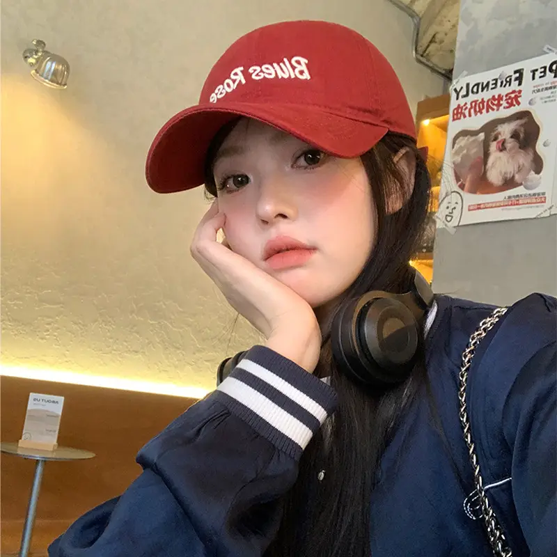 Korean Letter Cap Women Summer Sun Proof Beanie - Image 11
