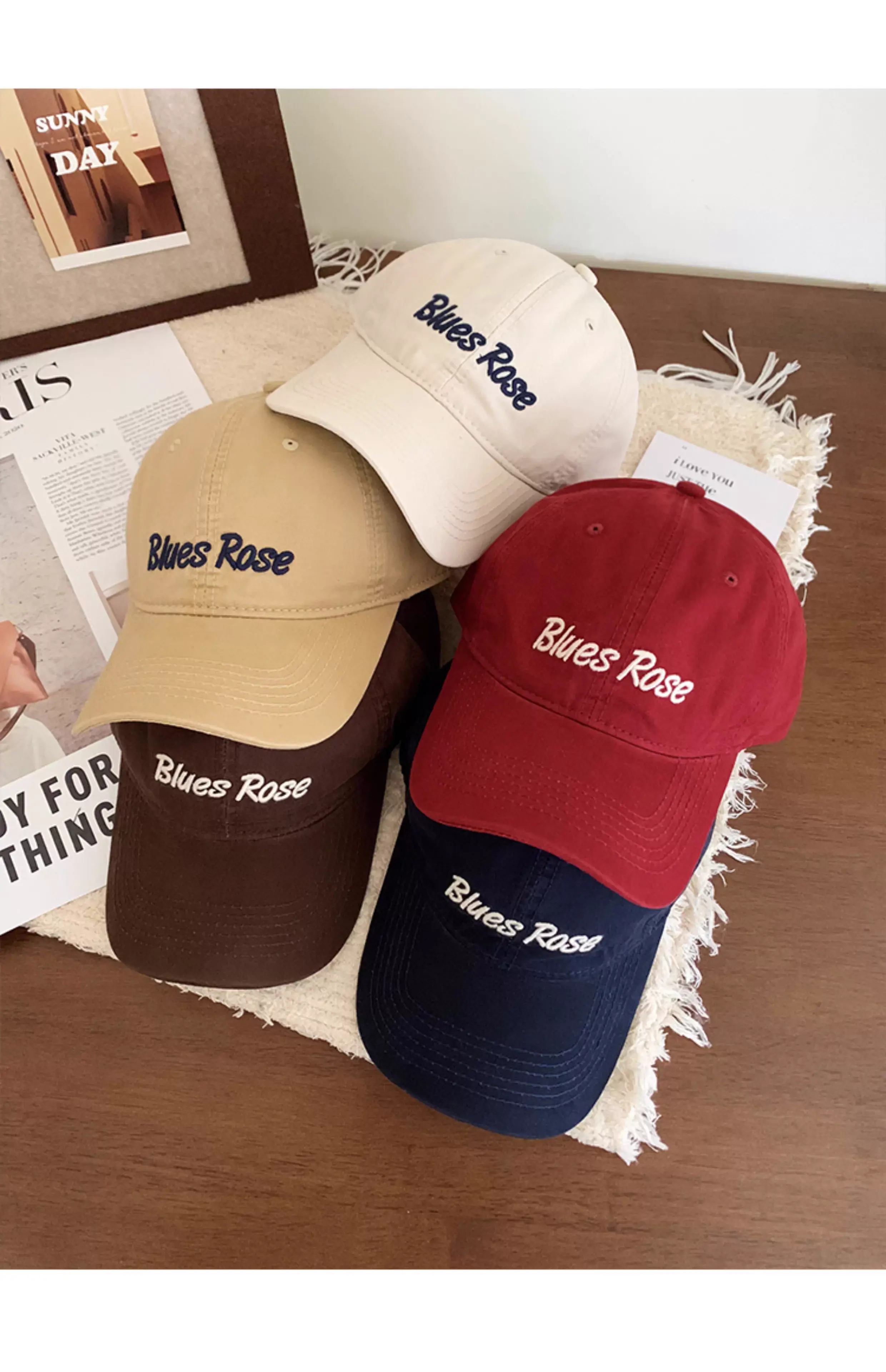 Korean Letter Cap Women Summer Sun Proof Beanie — feature 22