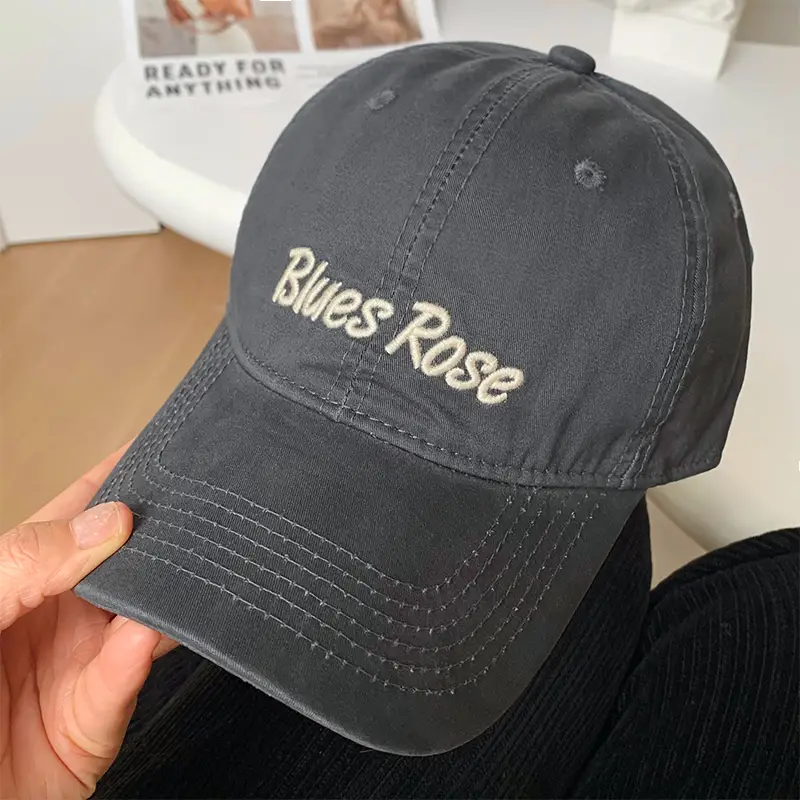 Korean Letter Cap Women Summer Sun Proof Beanie - Image 6