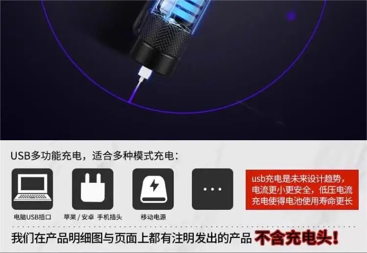 Rechargeable Outdoor Flashlight with Strong Light & Long Battery Life β feature 11