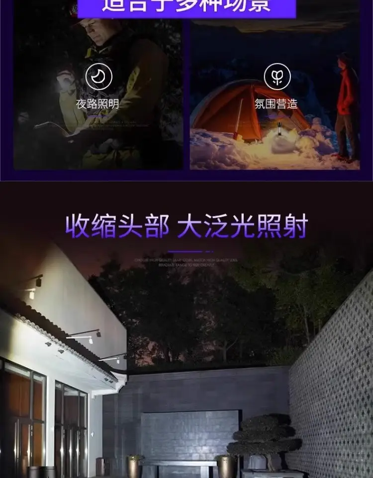 Rechargeable Outdoor Flashlight with Strong Light & Long Battery Life β feature 4