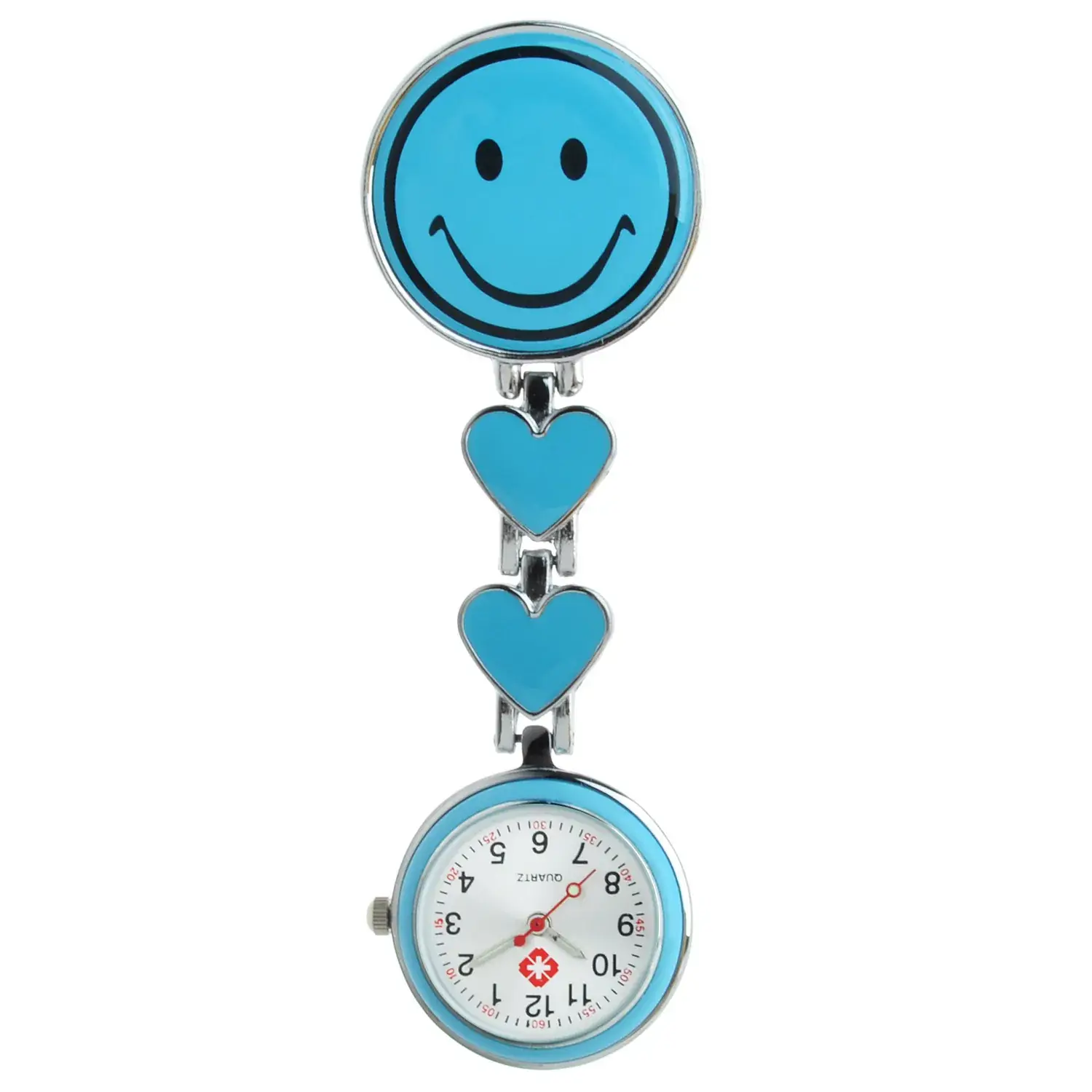 Smiling Face Love Nurse Pocket Watch for Women - Image 8