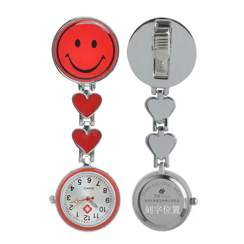 Smiling Face Love Nurse Pocket Watch for Women - Image 2