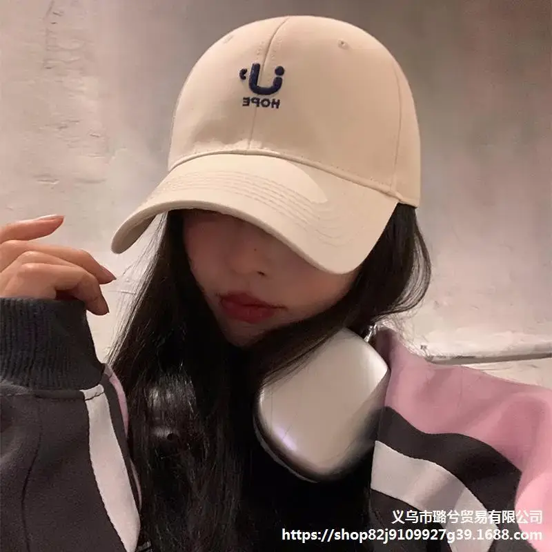 Women Retro Letter Embroidered Cap Summer Sunshade - Image 8