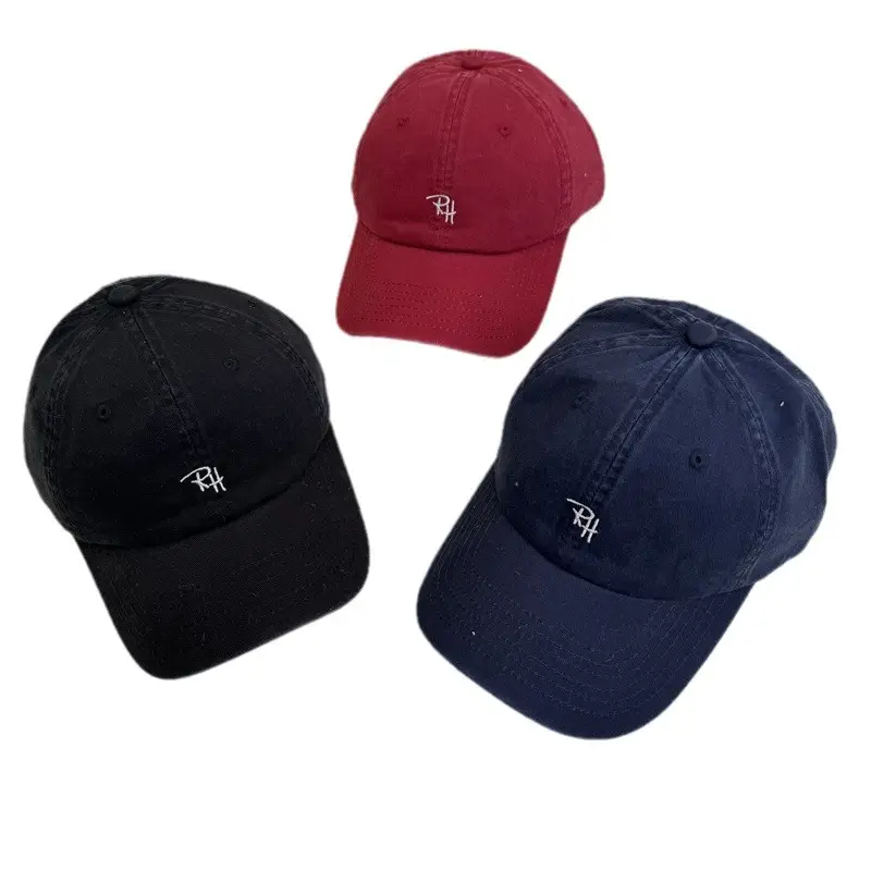 Men Navy Blue Baseball Cap with Embroidered Logo
