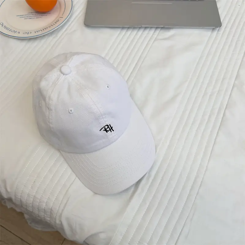 Men Navy Blue Baseball Cap with Embroidered Logo