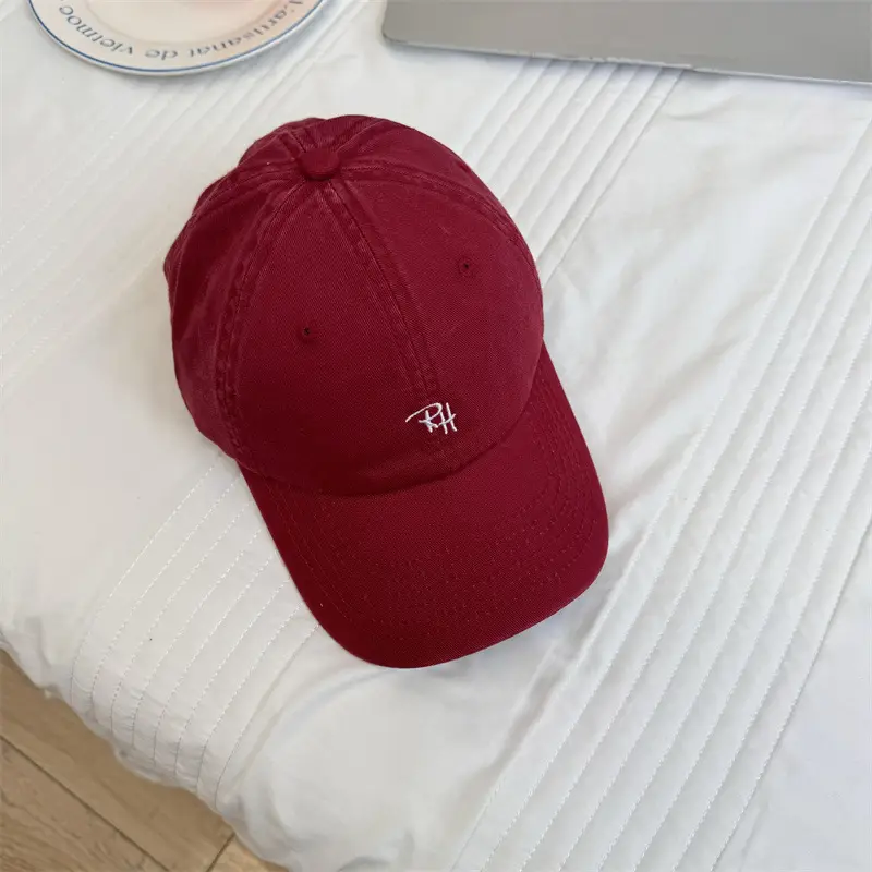 Men Navy Blue Baseball Cap with Embroidered Logo