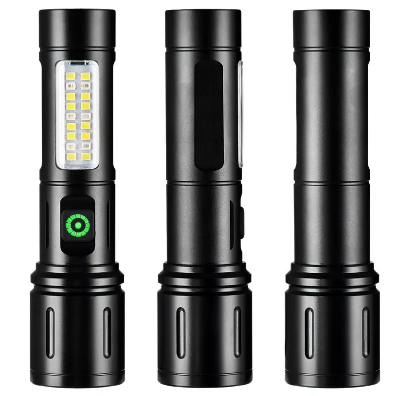 Rechargeable Laser Cannon Outdoor Flashlight with USB Cable - Image 7