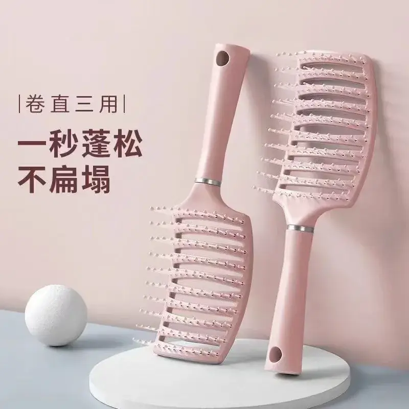 Green Hair Brush with Air Vent & High Cranial Design — feature 13