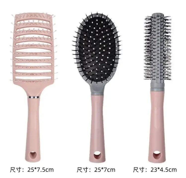 Green Hair Brush with Air Vent & High Cranial Design — feature 2