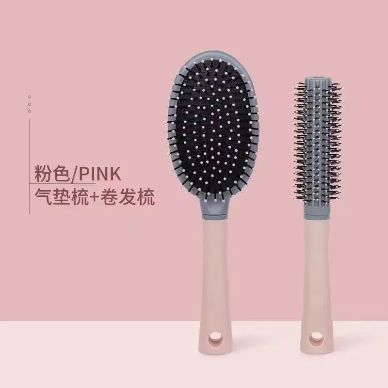 Green Hair Brush with Air Vent & High Cranial Design