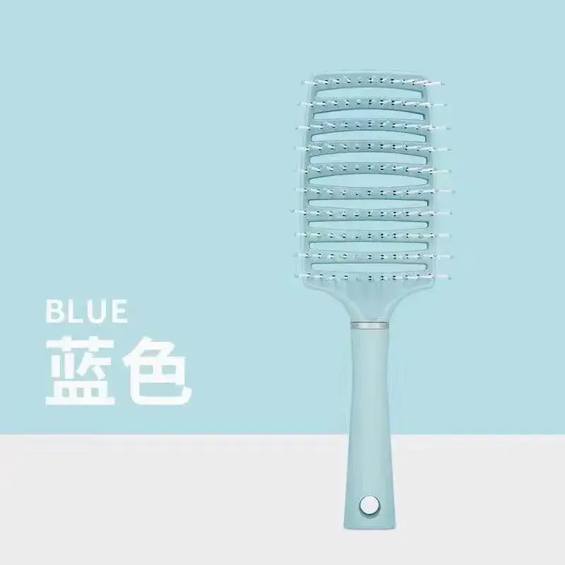 Green Hair Brush with Air Vent & High Cranial Design