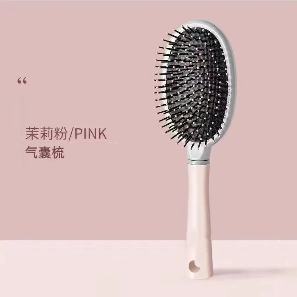 Green Hair Brush with Air Vent & High Cranial Design
