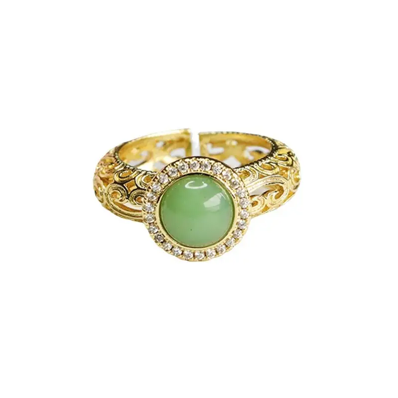 Guan Yu Jade Ring Green Crystal Set - Image 6