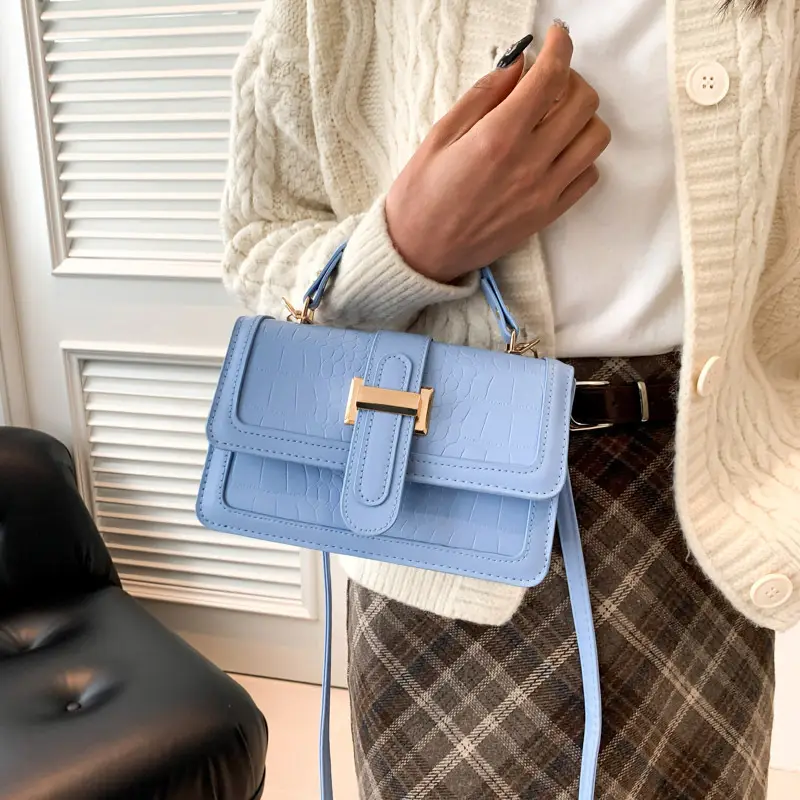 Yellow French Niche Shoulder Messenger Bag for Women