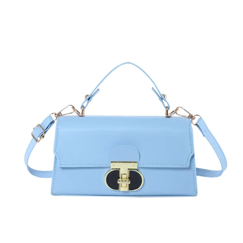 Black Lock Shoulder Messenger Bag for Women - Image 10