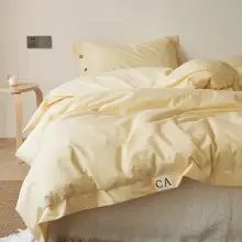 Solid Color Encrypted Lenzing Tencel Fitted Sheet Single Piece Summer Ice Silk Lyocell Bed Cover Set Bed Sheet Duvet Cover — feature 9