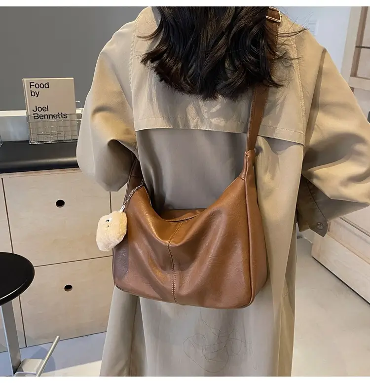 Women Retro Crossbody Tote Bag Soft Leather 2024 — feature 11