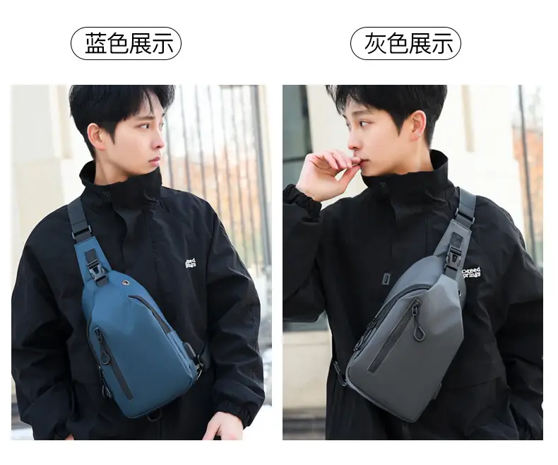 Men's Black Crossbody Bag for Office & Travel — feature 14
