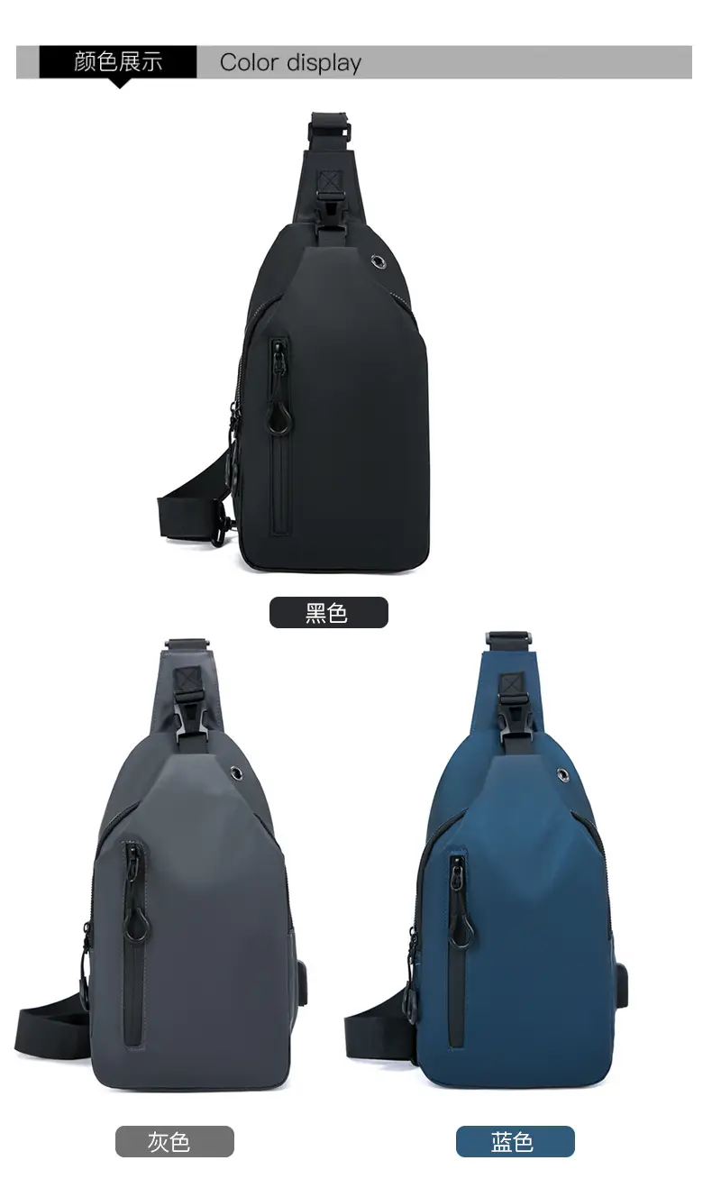 Men's Black Crossbody Bag for Office & Travel — feature 15
