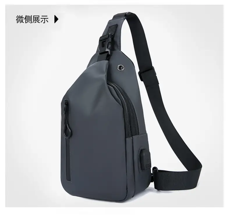 Men's Black Crossbody Bag for Office & Travel — feature 19