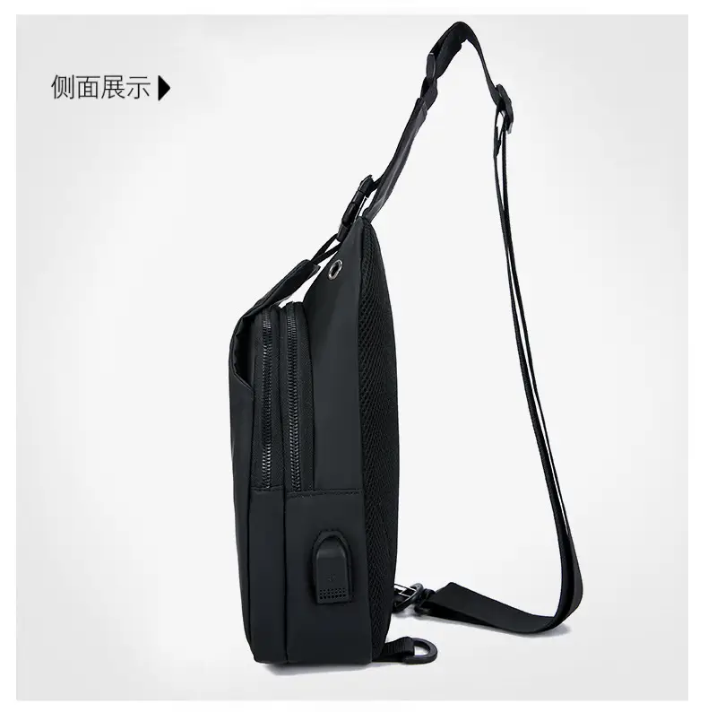 Men's Black Crossbody Bag for Office & Travel — feature 22
