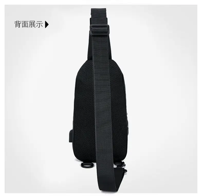 Men's Black Crossbody Bag for Office & Travel — feature 23