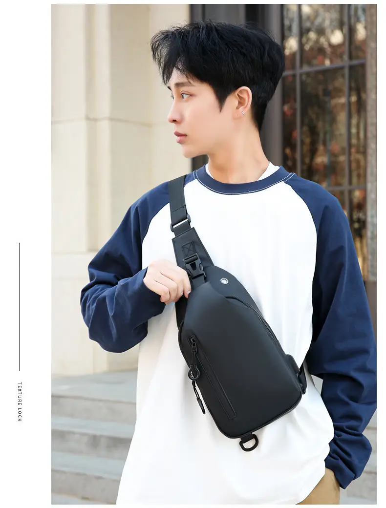 Men's Black Crossbody Bag for Office & Travel — feature 28