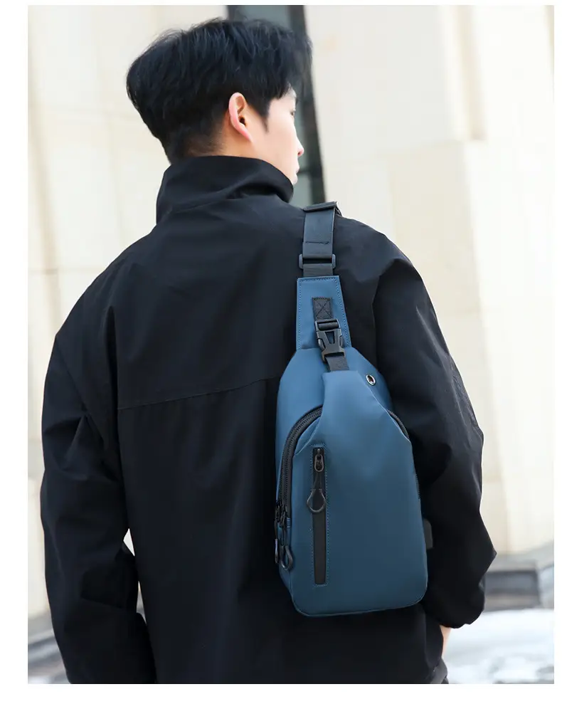 Men's Black Crossbody Bag for Office & Travel — feature 32