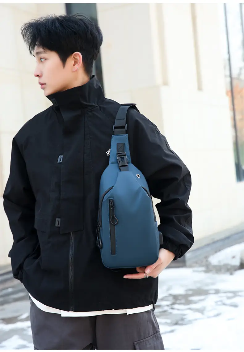 Men's Black Crossbody Bag for Office & Travel — feature 33