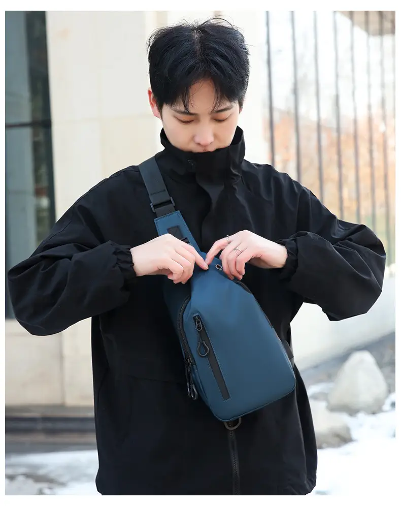 Men's Black Crossbody Bag for Office & Travel — feature 35