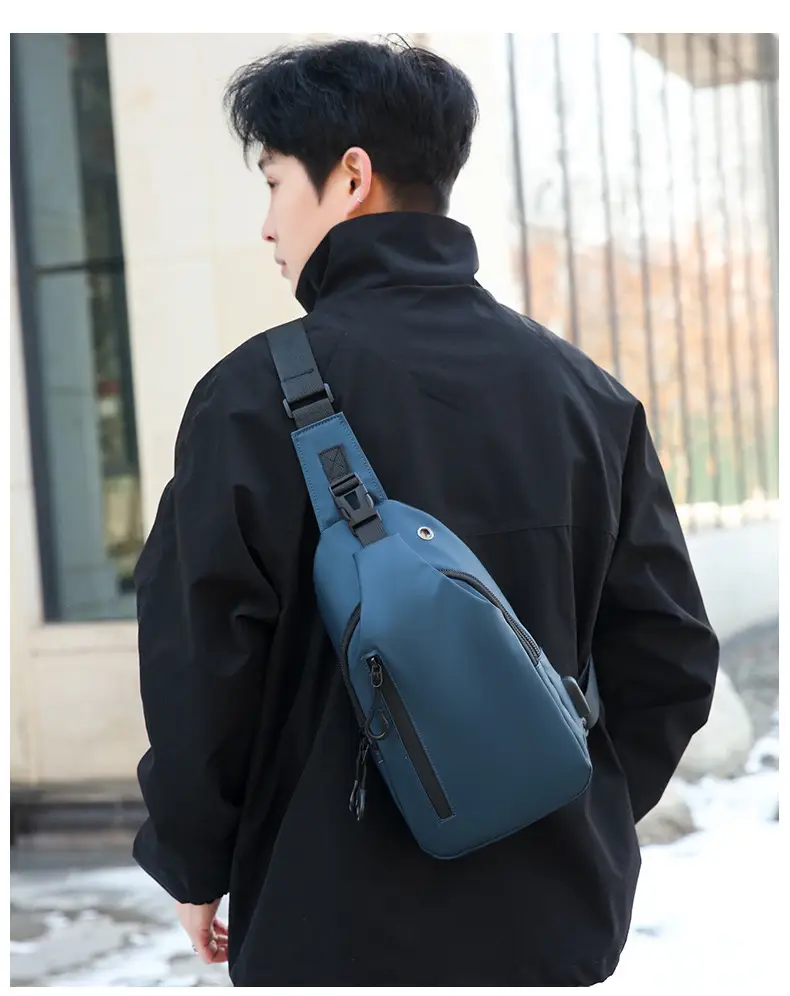 Men's Black Crossbody Bag for Office & Travel — feature 36