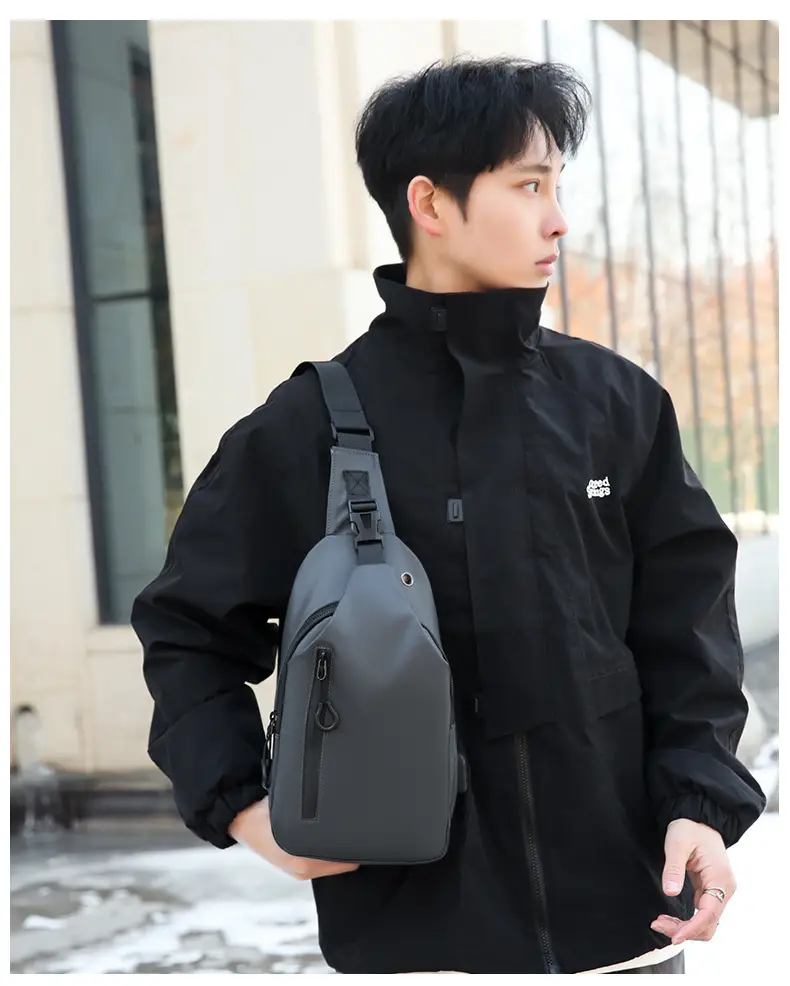 Men's Black Crossbody Bag for Office & Travel — feature 38