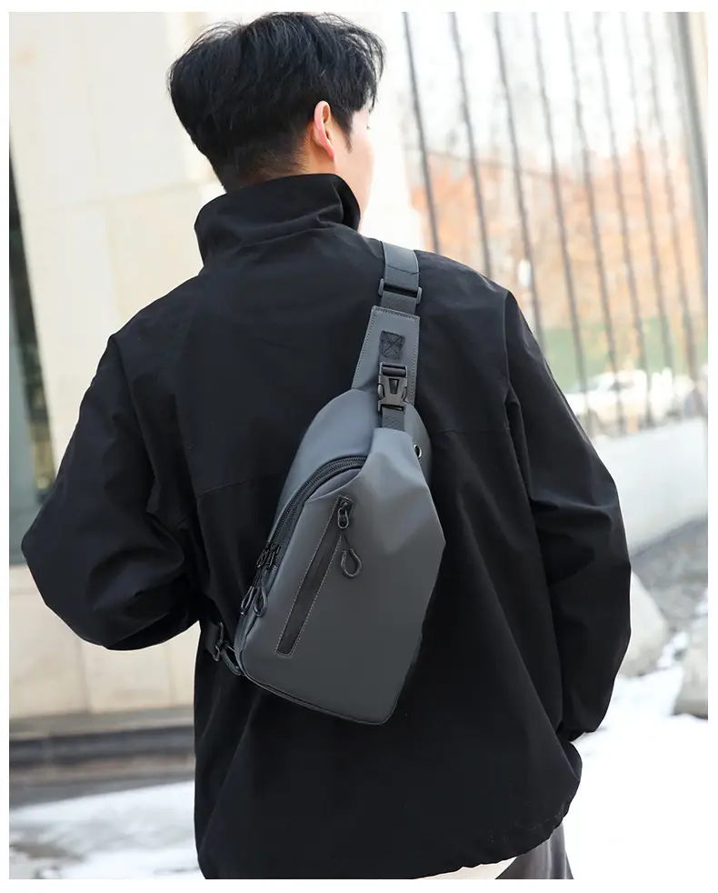 Men's Black Crossbody Bag for Office & Travel — feature 41