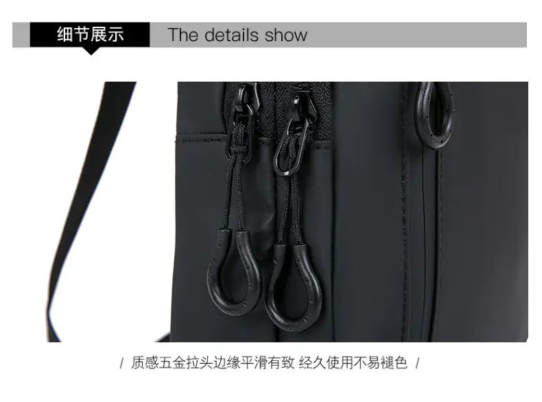 Men's Black Crossbody Bag for Office & Travel — feature 42